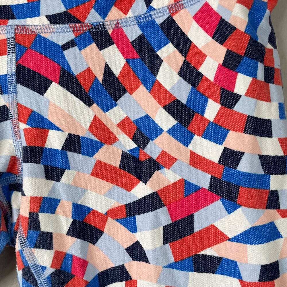 Lululemon Wunder Under Crop III 10 Capoeira Multi Activewear 21" - Picture 3 of 6